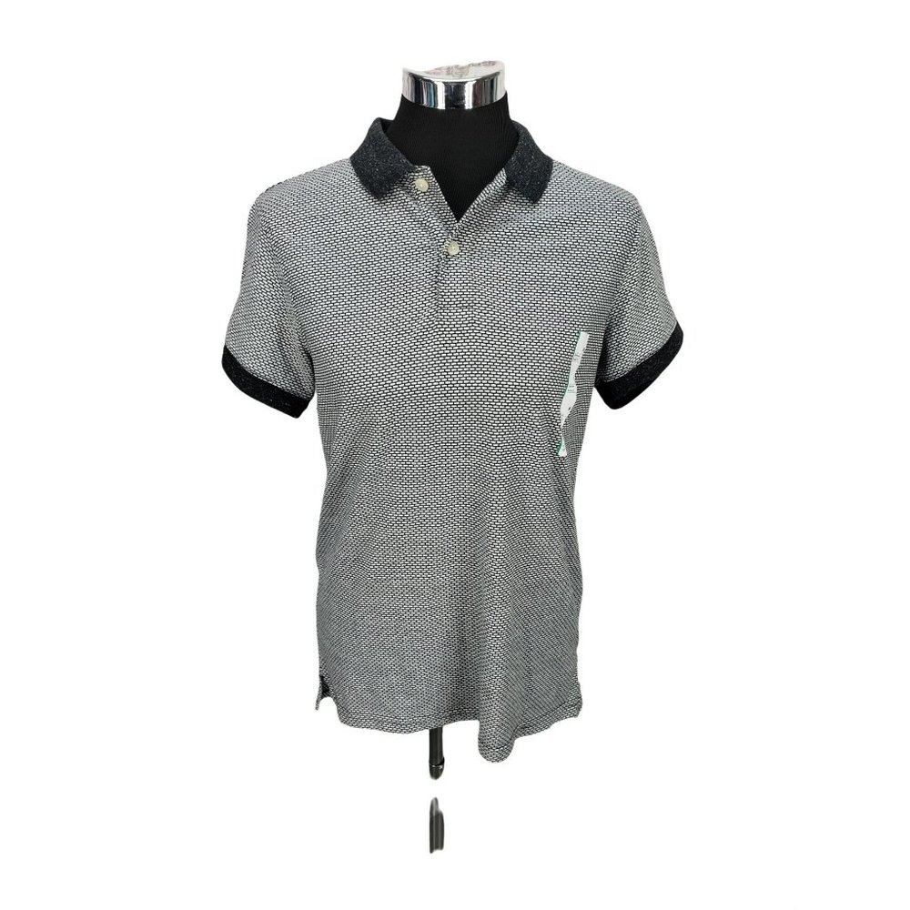 Goodfellow and Company Standard Fit Short Sleeve No‎ Roll Collar Polo Medium